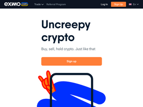 'exmo.com' screenshot