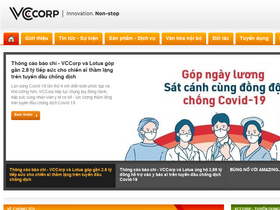 'vccorp.vn' screenshot