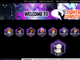 'topwebcomics.com' screenshot
