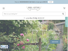 nookandcottage.com homepage screenshot