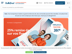 'helloprint.fr' screenshot