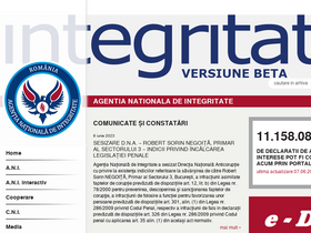 'integritate.eu' screenshot