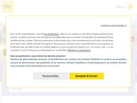 'cesi.fr' screenshot