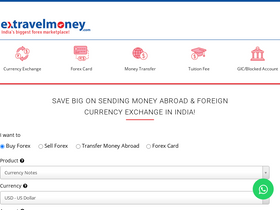 'extravelmoney.com' screenshot
