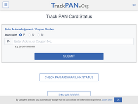 'trackpan.org' screenshot