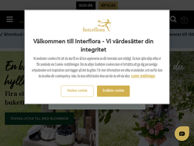 'interflora.se' screenshot