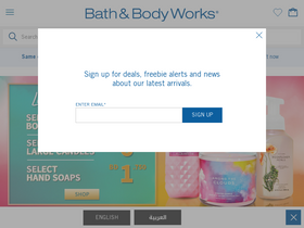 'bathandbodyworks.com.bh' screenshot