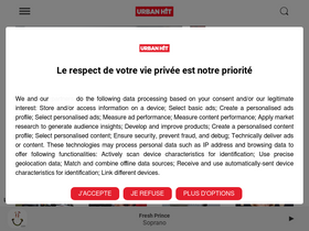 'urbanhit.fr' screenshot