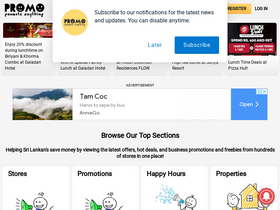 'mypromo.lk' screenshot