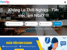 'timviec.com.vn' screenshot