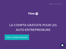 'tiime-ae.fr' screenshot