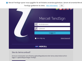 'tendsign.com' screenshot