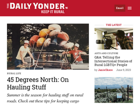 'dailyyonder.com' screenshot