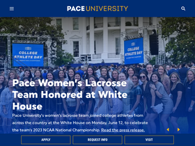 'pace.edu' screenshot