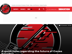 'canescountry.com' screenshot