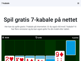 '7-kabale.dk' screenshot