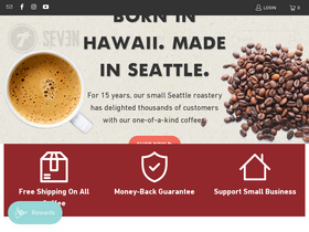 'sevencoffeeroasters.com' screenshot