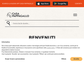 'casapappagallo.it' screenshot