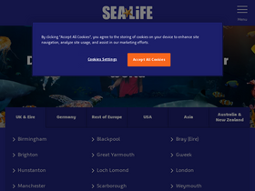 'visitsealife.com' screenshot