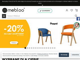 'mebloo.pl' screenshot