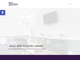 'amethystrecovery.org' screenshot