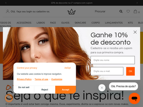 'marimariamakeup.com' screenshot