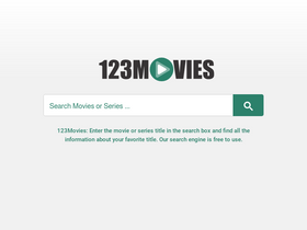 123moviesgo.club Concorrentes Principais sites similares