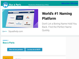 'itineraire-bus.paris' screenshot