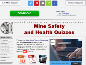 'miningquiz.com' screenshot