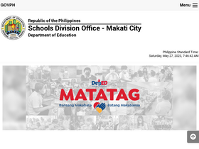 'depedmakati.ph' screenshot