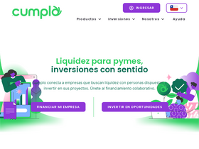 'cumplo.cl' screenshot