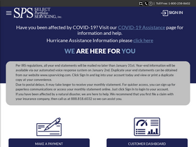 'spservicing.com' screenshot