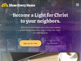 'blesseveryhome.com' screenshot