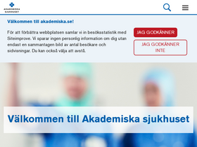 'akademiska.se' screenshot