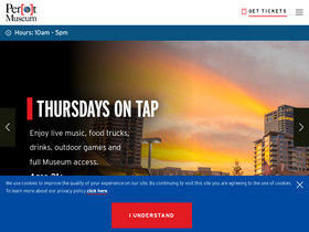 'perotmuseum.org' screenshot