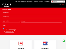 'y-axis.ae' screenshot