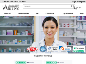 'canadianpharmacyking.com' screenshot