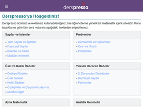 'derspresso.com.tr' screenshot