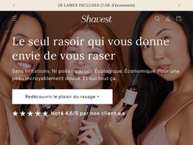 Shavest homepage screenshot
