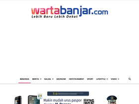 'wartabanjar.com' screenshot