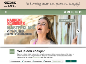 'gezondaantafel.nl' screenshot