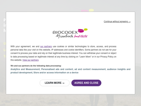 'biocodexmicrobiotainstitute.com' screenshot