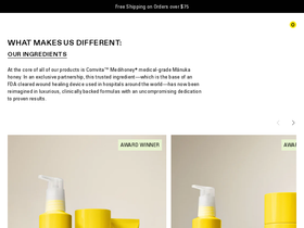 aunubeauty.com homepage screenshot