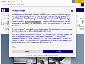 'art-prints-on-demand.com' screenshot