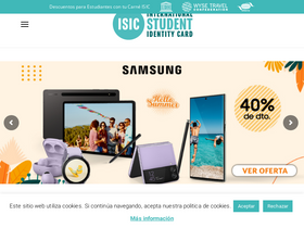 'isic.es' screenshot