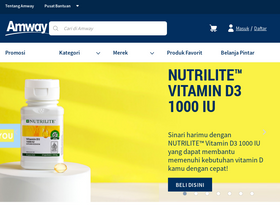 'amway.id' screenshot