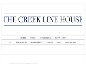 'creeklinehouse.com' screenshot