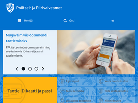 'politsei.ee' screenshot