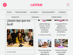 'latfem.org' screenshot
