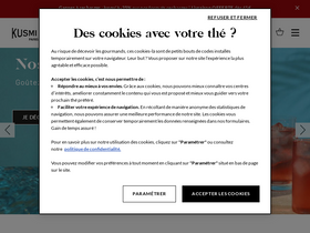 'kusmitea.com' screenshot